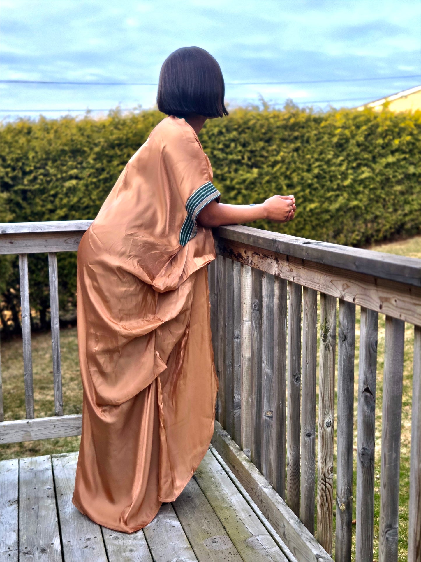 Aku Ruffle Kimono