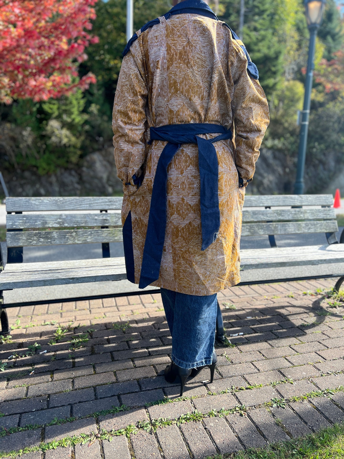 Ankara Fall Trench Coat